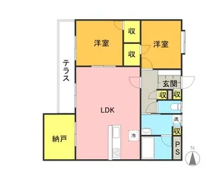 Brast城西【3階】の間取り