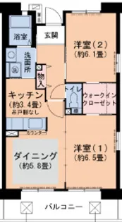 URパークタウン西武庫 11号棟【10階】の間取り