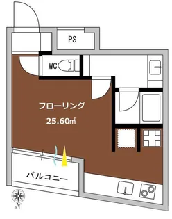 シグマ柿の木坂【2階】の間取り