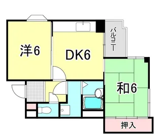 スリージェ甲子園口I【3階】の間取り