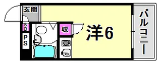 サニーウエスト【2階】の間取り