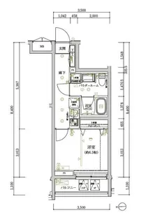 アルテシモレンナ【5階】の間取り