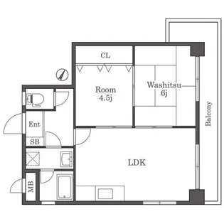 フレマーロ高宮【7階】の間取り