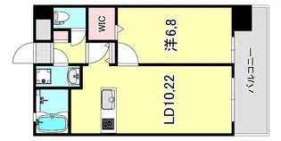 レジデンス20【10階】の間取り