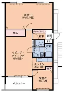 UR芦屋浜 4-1号棟【15階】の間取り