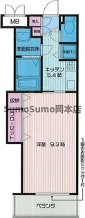 メトロポリタン【1階】の間取り