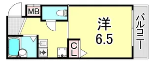 ドム北口【2階】の間取り