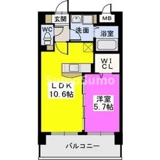 アルティメゾン博多【10階】の間取り