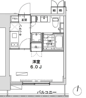 グランディオール広尾テラス【9階】の間取り