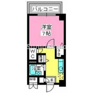 コスモコート【3階】の間取り