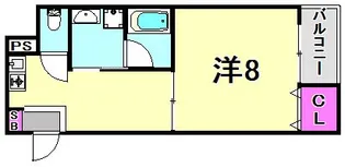 プレサンス神戸メリケンパーク前【2階】の間取り