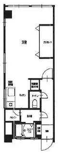 横井第3ビル【6階】の間取り