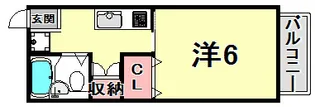 シティハイムケント【2階】の間取り