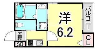 ワコーレヴィータ青木ウエスト【2階】の間取り