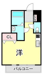 EXSONIA深江北町【2階】の間取り