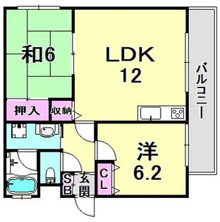 夙川大谷ハウス【3階】の間取り