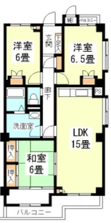 ヴィラエコー塚口【3階】の間取り