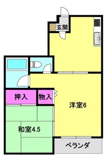 二宮ハウス【2階】の間取り