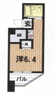 TRUST VALUE 不動前【8階】の間取り