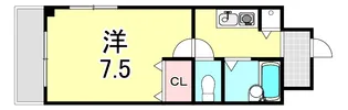 メルベーユ西宮【4階】の間取り