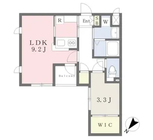 アイディール博多【2階】の間取り