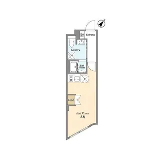リビオメゾン都立大学【4階】の間取り