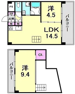 ブランベール甲東園の間取り