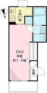 カーサ グローヴ【2階】の間取り