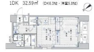 藤和シティスクエア渋谷【4階】の間取り