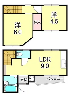 Ace Suma(旧北田マンション)【1階】の間取り