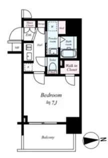 レオンコンフォート本町【15階】の間取り