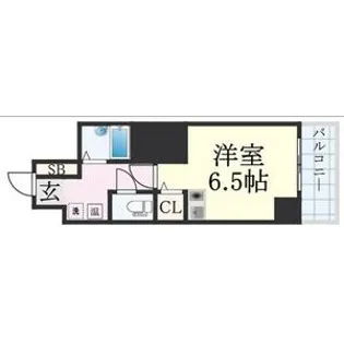 ヒューネット神戸元町【9階】の間取り