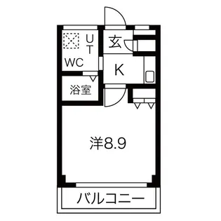 ビューテラス岡本【1階】の間取り