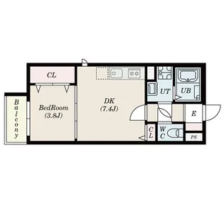 アールグレイコート園田【3階】の間取り