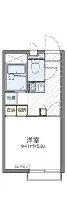 レオパレスアクティ魚崎【2階】の間取り