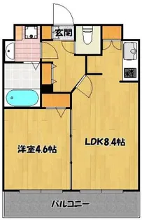 アルティザ博多プレミア【5階】の間取り