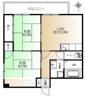 セントラルハイツ宮川町【5階】の間取り