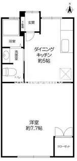 岡本梅林住宅6号棟【1階】の間取り