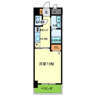 パウゼ大手前【3階】の間取り