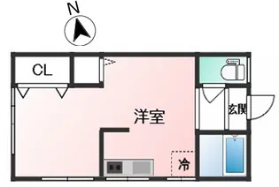 ビーコート丸山【2階】の間取り