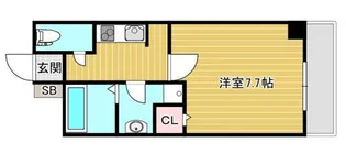 モンテノーム南堀江【11階】の間取り