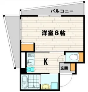インペリアル新町【7階】の間取り