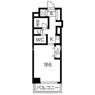 中山手ミオ壱番館【4階】の間取り