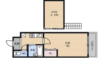 レスポワル新町【6階】の間取り
