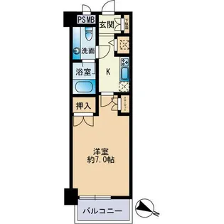 コンフォール高宮東【3階】の間取り