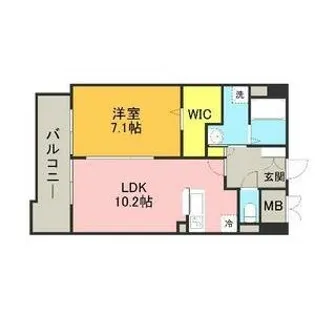 キルンズ高取【7階】の間取り