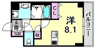Verde西宮【7階】の間取り