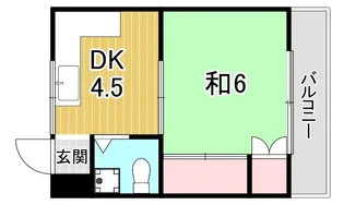 モリイアパートメント【1階】の間取り