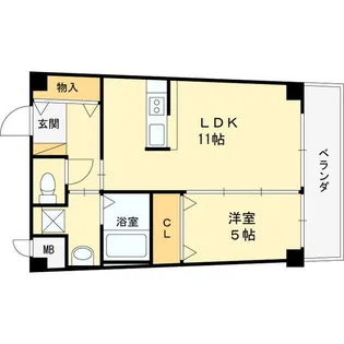 アンアーク【2階】の間取り