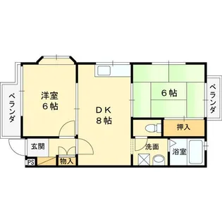 エスティ21【3階】の間取り
